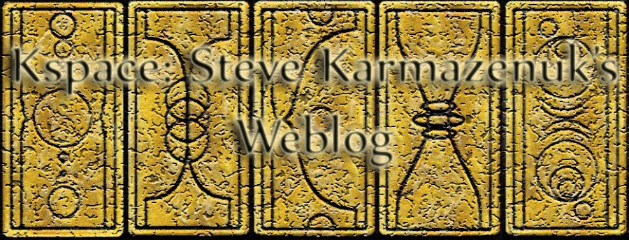 Kspace: Steve Karmazenuk's Writing Weblog