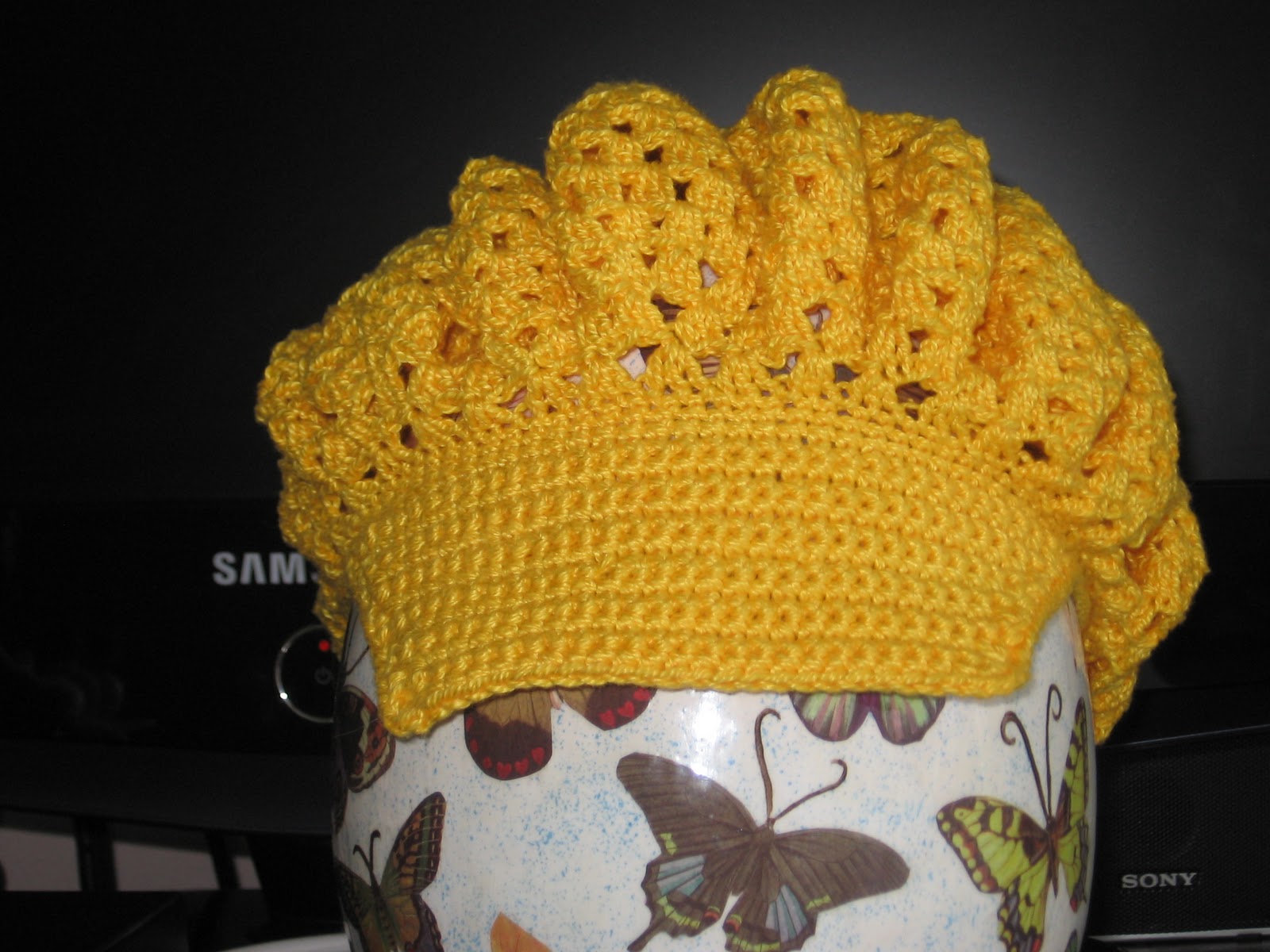 Boinas a crochet con visera Imagui