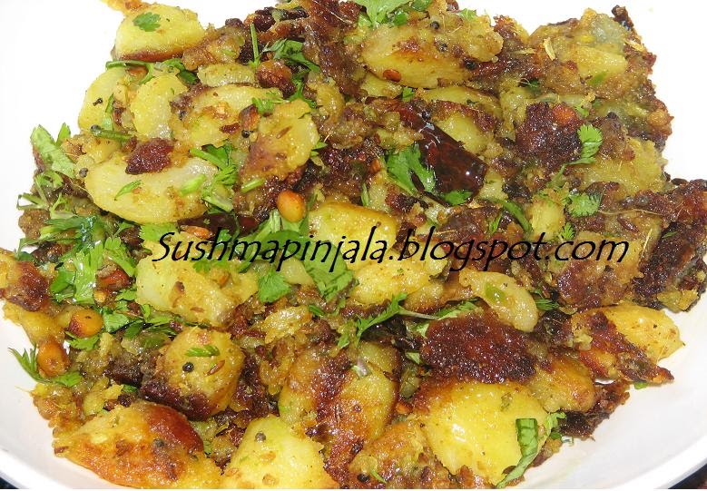 Aloo Fry/ Potato fry from my kitchen to yours
