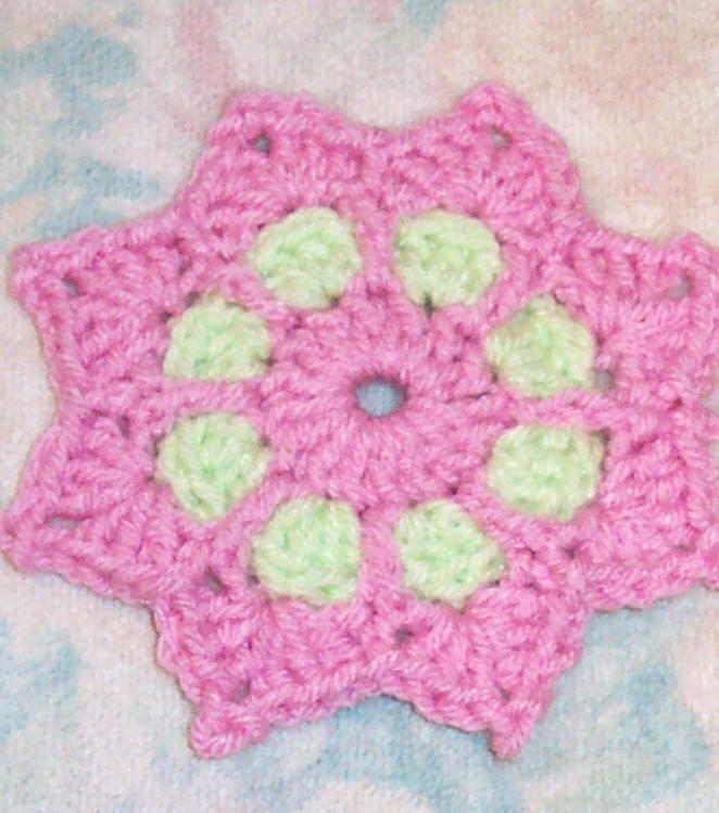 Tulip like Flower Applique - AllFreeCrochet.com - Free Crochet