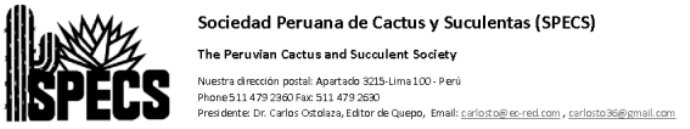 Sociedad Peruana de Cactus y Suculentas