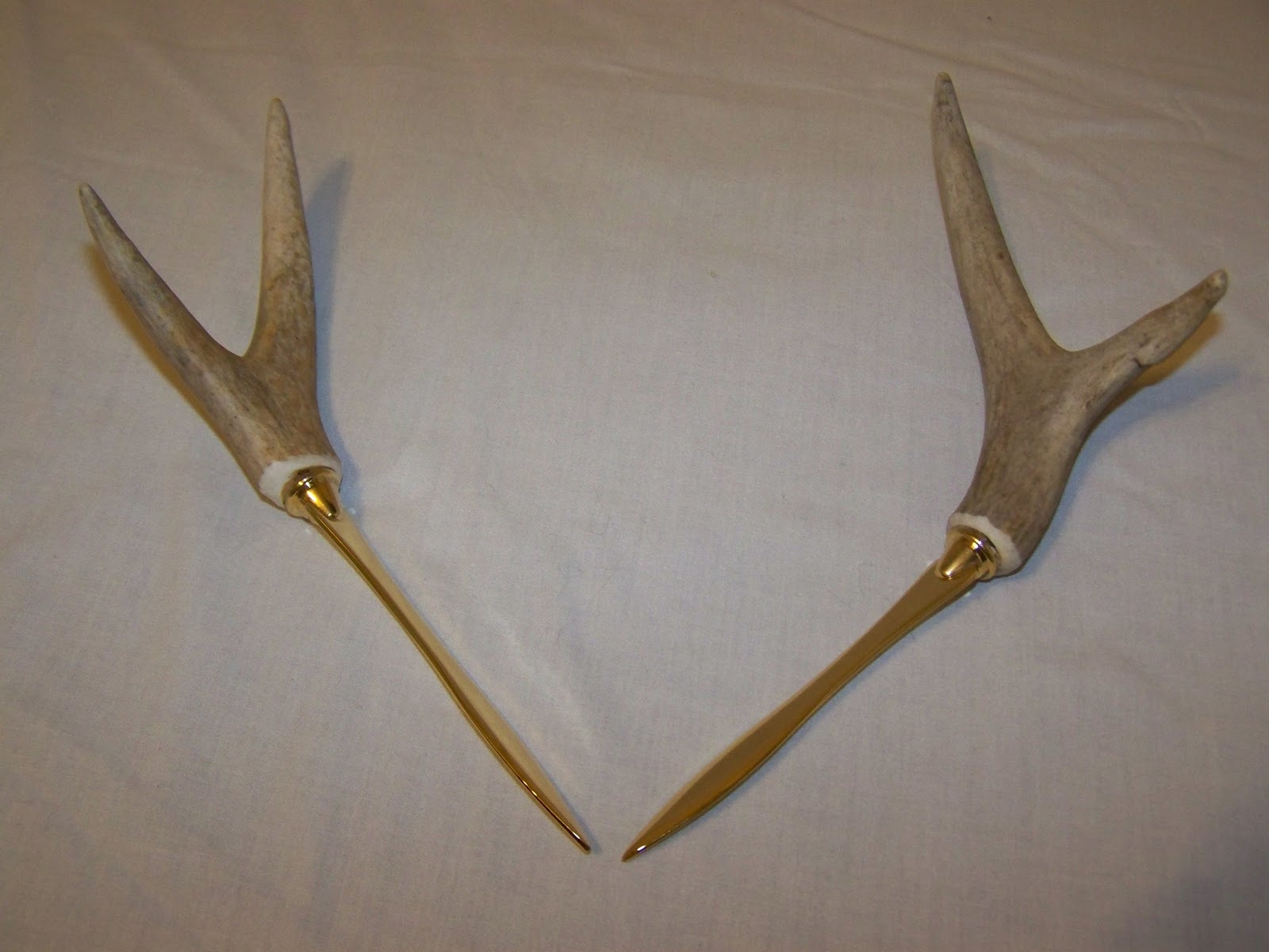J & C WoodCrafts Deer Antler Letter Openers SOLD