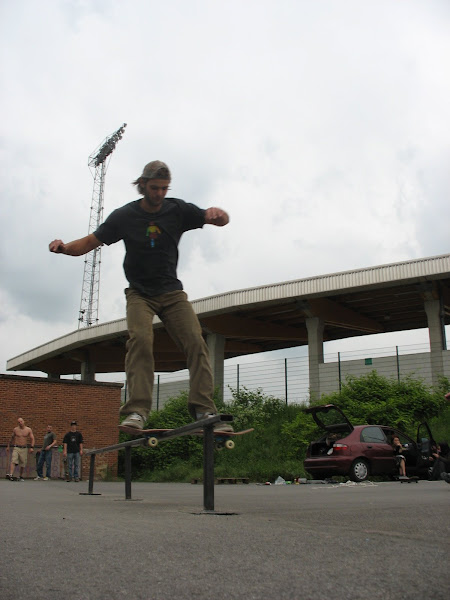 Giû sur la Barre de Fer du Stade