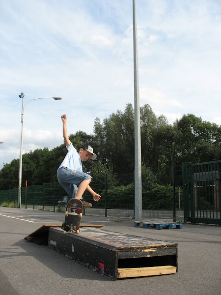 La relève est assurée... Alex en 5-0 after jump tout le long du box!