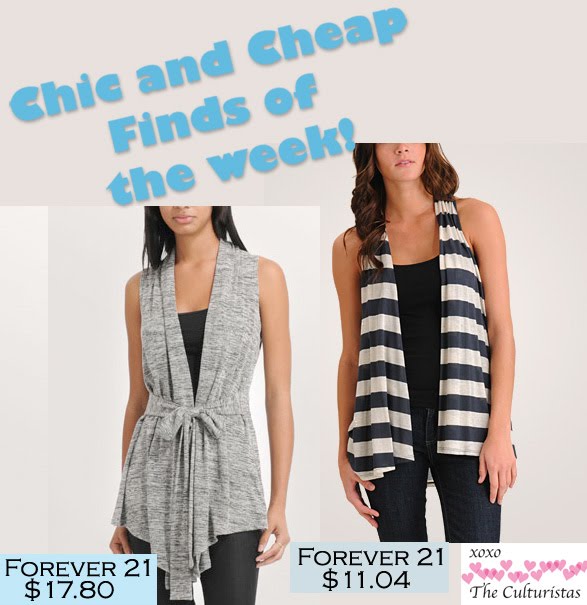 Culturistas Cheap and Chic Finds of the Week The Sleeveless Cardigan