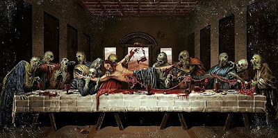 de Vinci Last supper zombis
