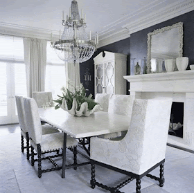 Home Design Elements Black And White Dining Room Black And White Dining Room