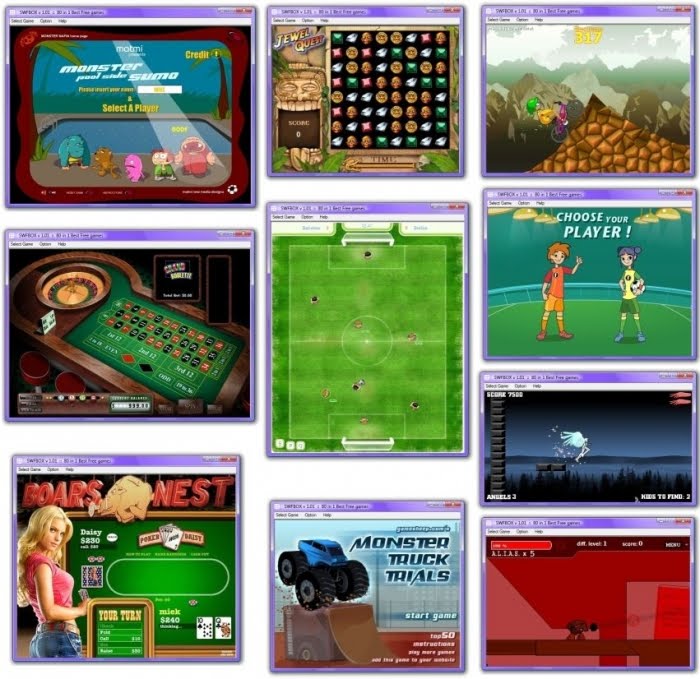 FreeLoader9: Download A collection of 100 flash games