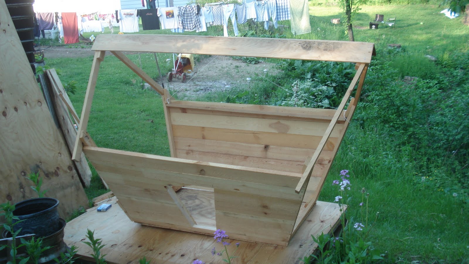 Breathin' Fire Projects Page My new custom whimsical chicken coop bird