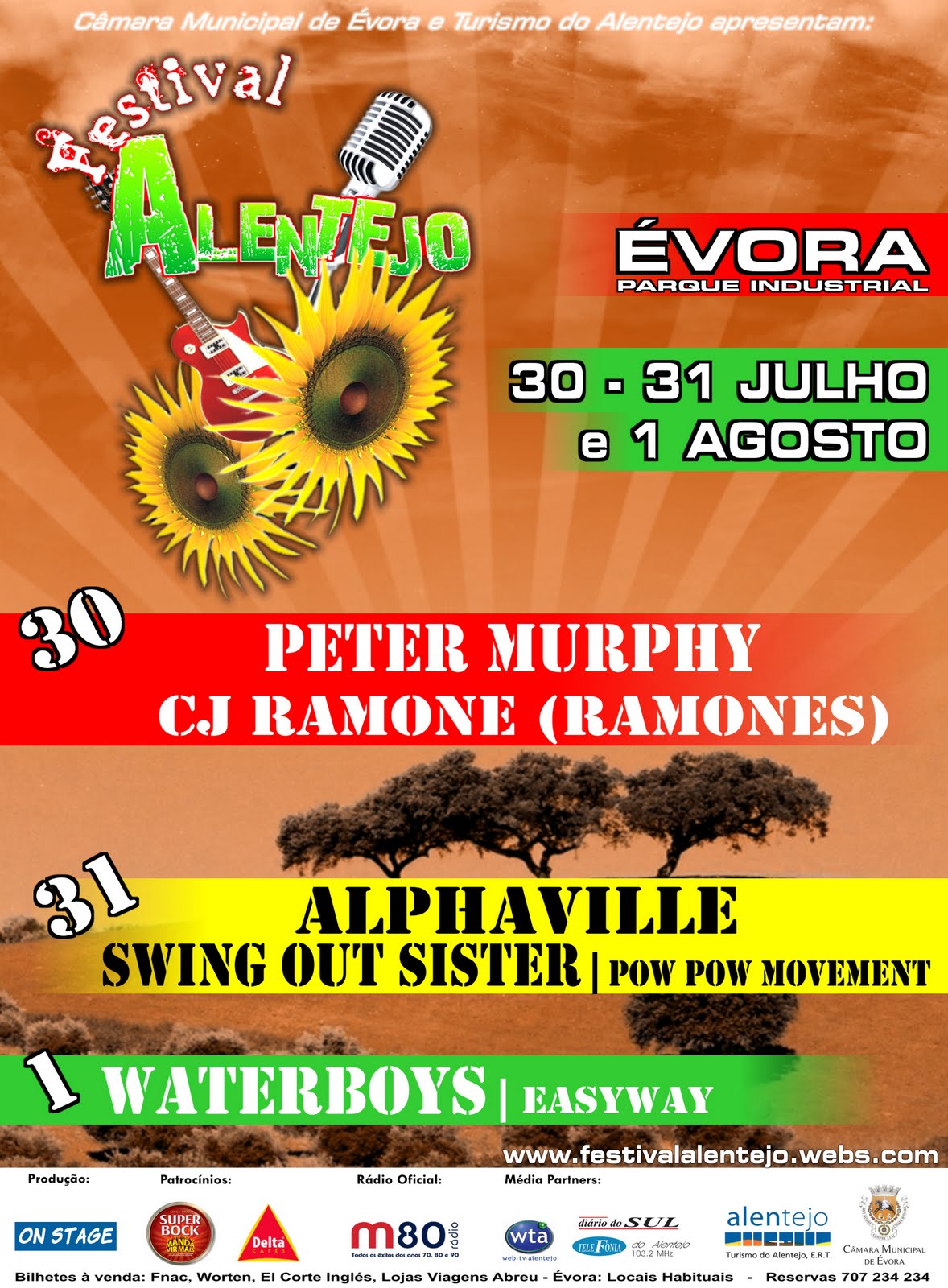 BMP: Festival Alentejo: 30, 31 julho e 1 Agosto em Évora