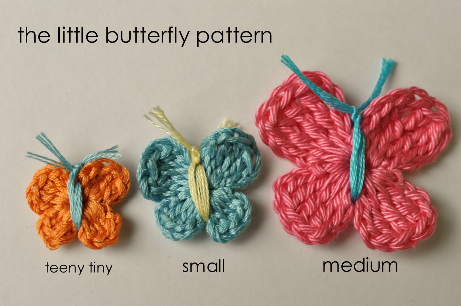 Crochet It: Free Spring Butterflies Crochet Pattern