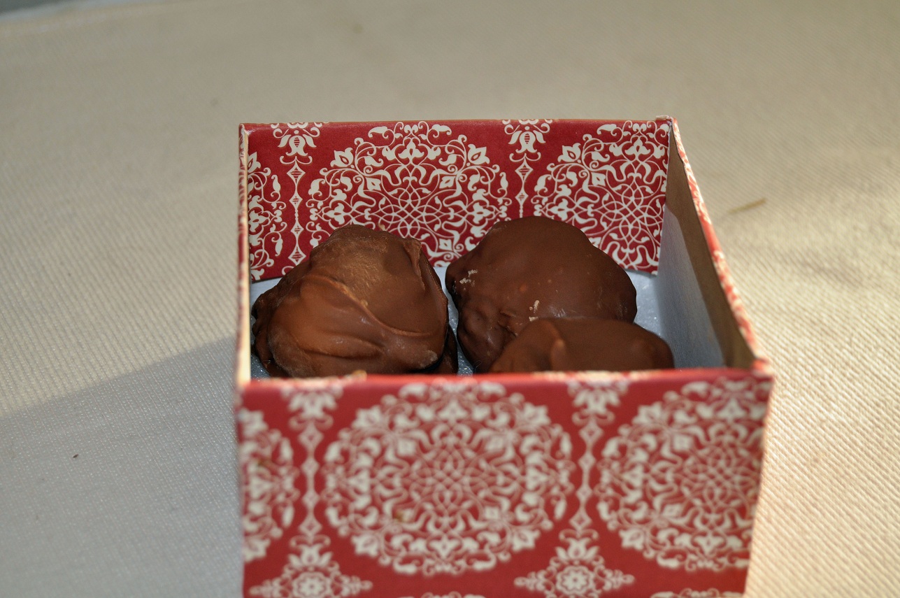 homemade box of chocolates Little Birdie Secrets