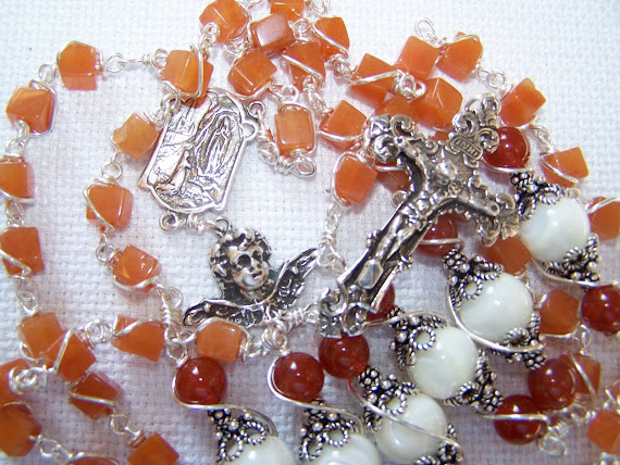No. 55.  Lady of Lourdes Rosary- ( NEW )