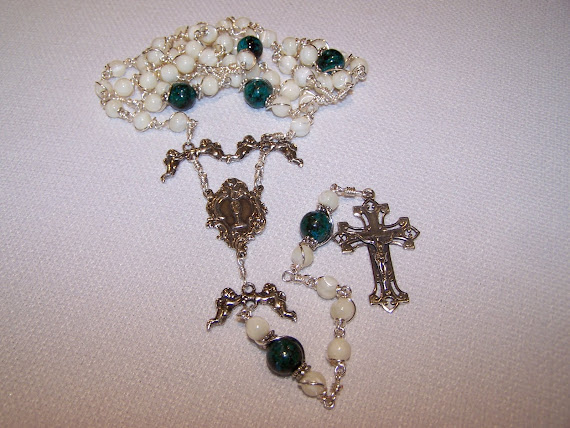 No. 59.  Holy Eucharist Rosary- Just Completed ( NEW )