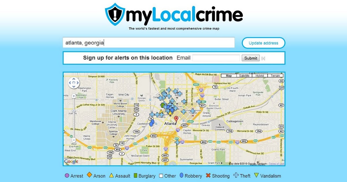 Crime Map Atlanta Ga 
