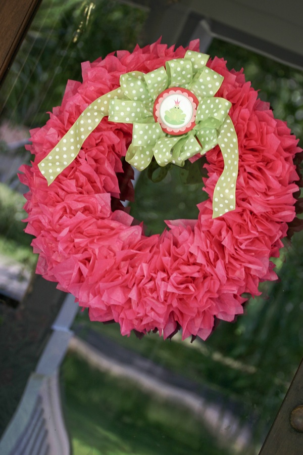 Pluff Mudd Studio Tissue Paper Wreath