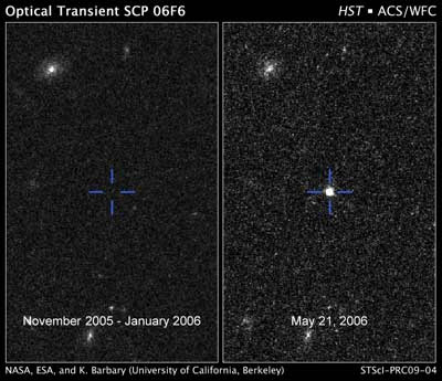 Imágenes de Hubble de SCP 06F6