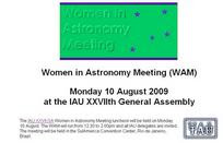 Mujeres en Astronomía