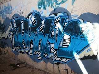 public blue graffiti art design - alphabet public graffiti art,graffiti art design, public graffiti styles