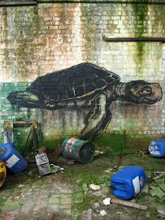 turtle graffiti design