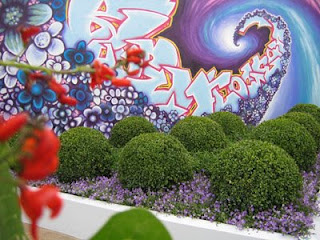 graffiti flowers design style