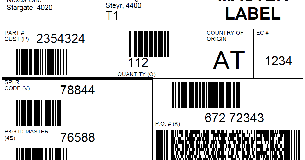 Identify Objects with TECIT Create Caterpillar Shipping Labels and