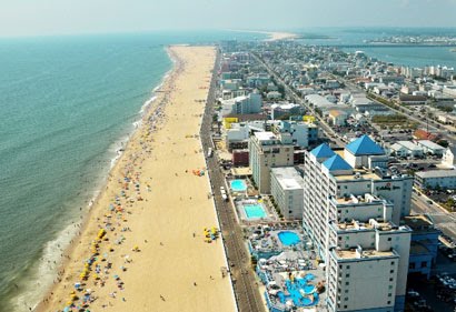 ocean city maryland md beach beaches oc family nj travel vacation hotel friendly boardwalk sand delaware baltimore aerial places island