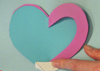 heart pop up card