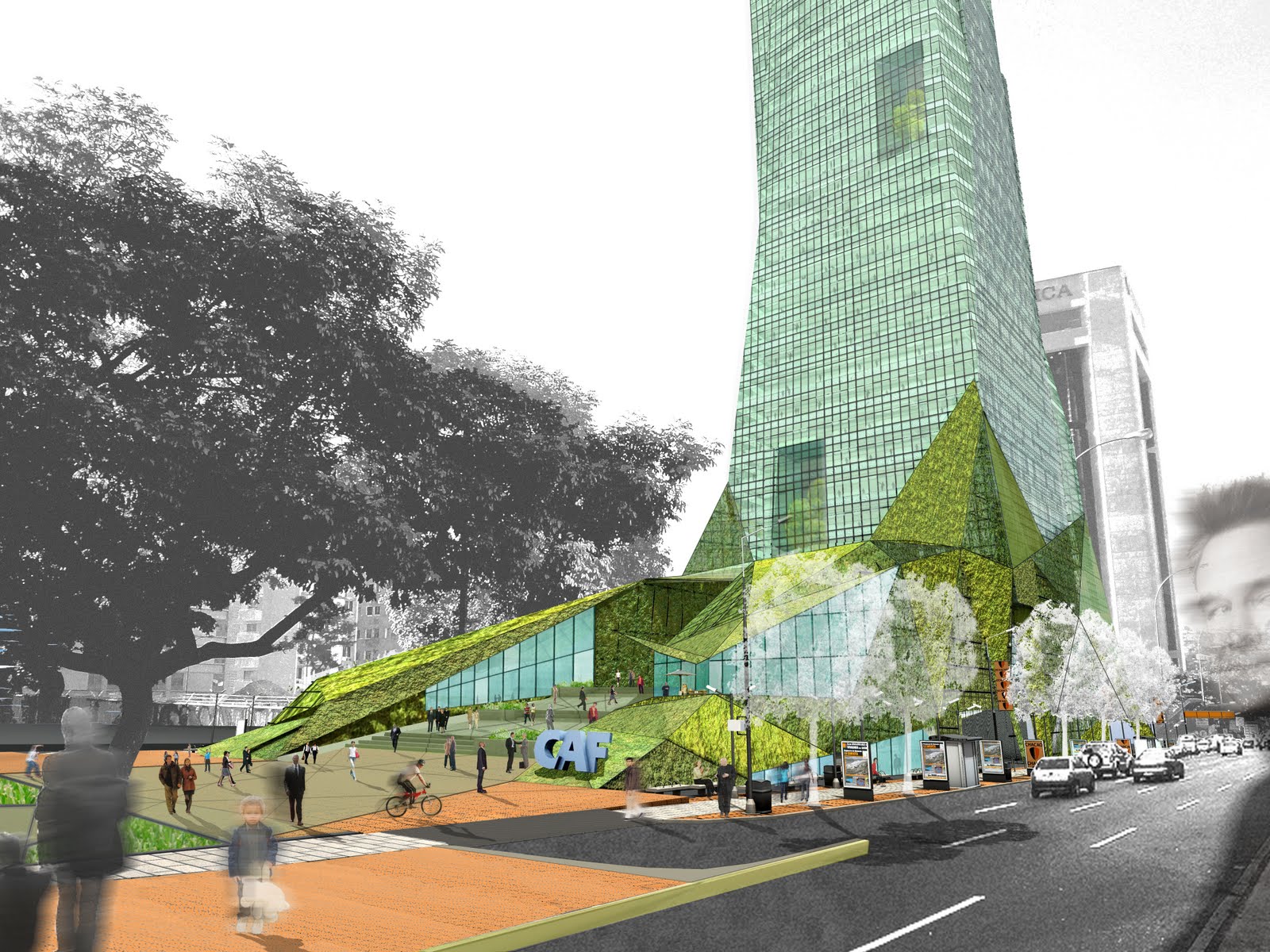 oda - oficina de arquitectura: Concurso Sede para la CAF - Altamira