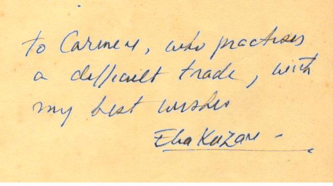 Elia Kazan, fundador do Actors Studio.