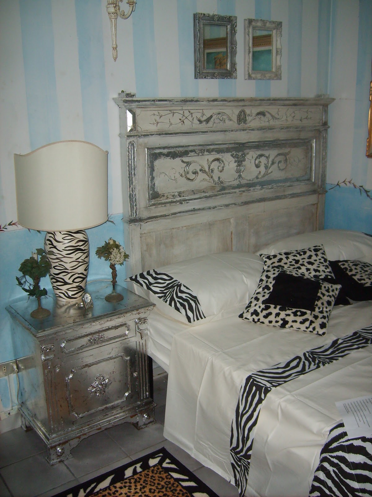 Gustavian chic : le pareti a righe.