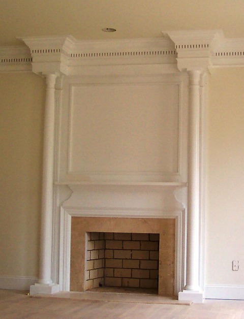 Mantel with Columns