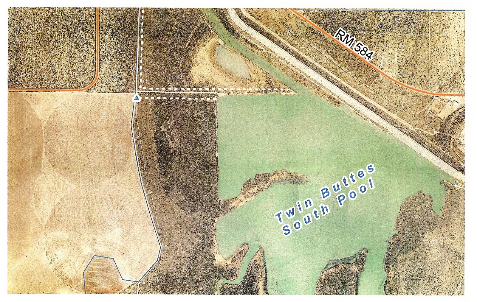 Twin Buttes Reservoir South Pool Remains Accessible