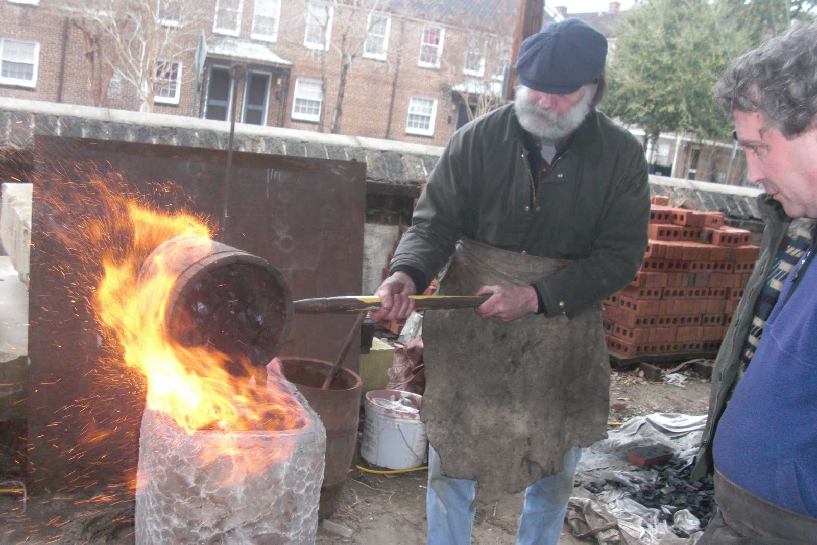 Lowcountry outdoors Iron Smelting at the ACBA