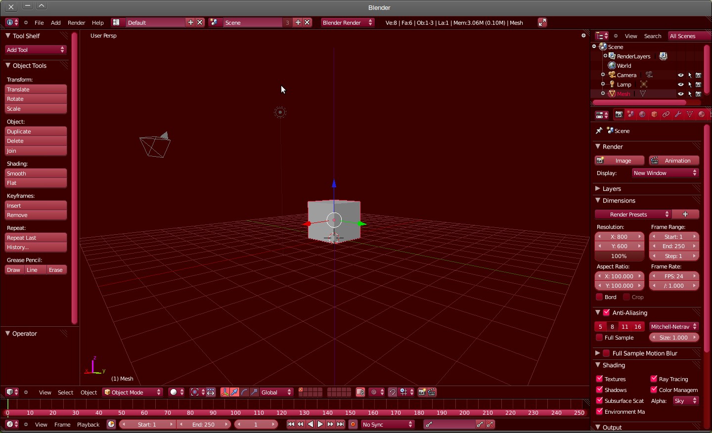 Tema rojo para blender 2.5 Blender Hobby