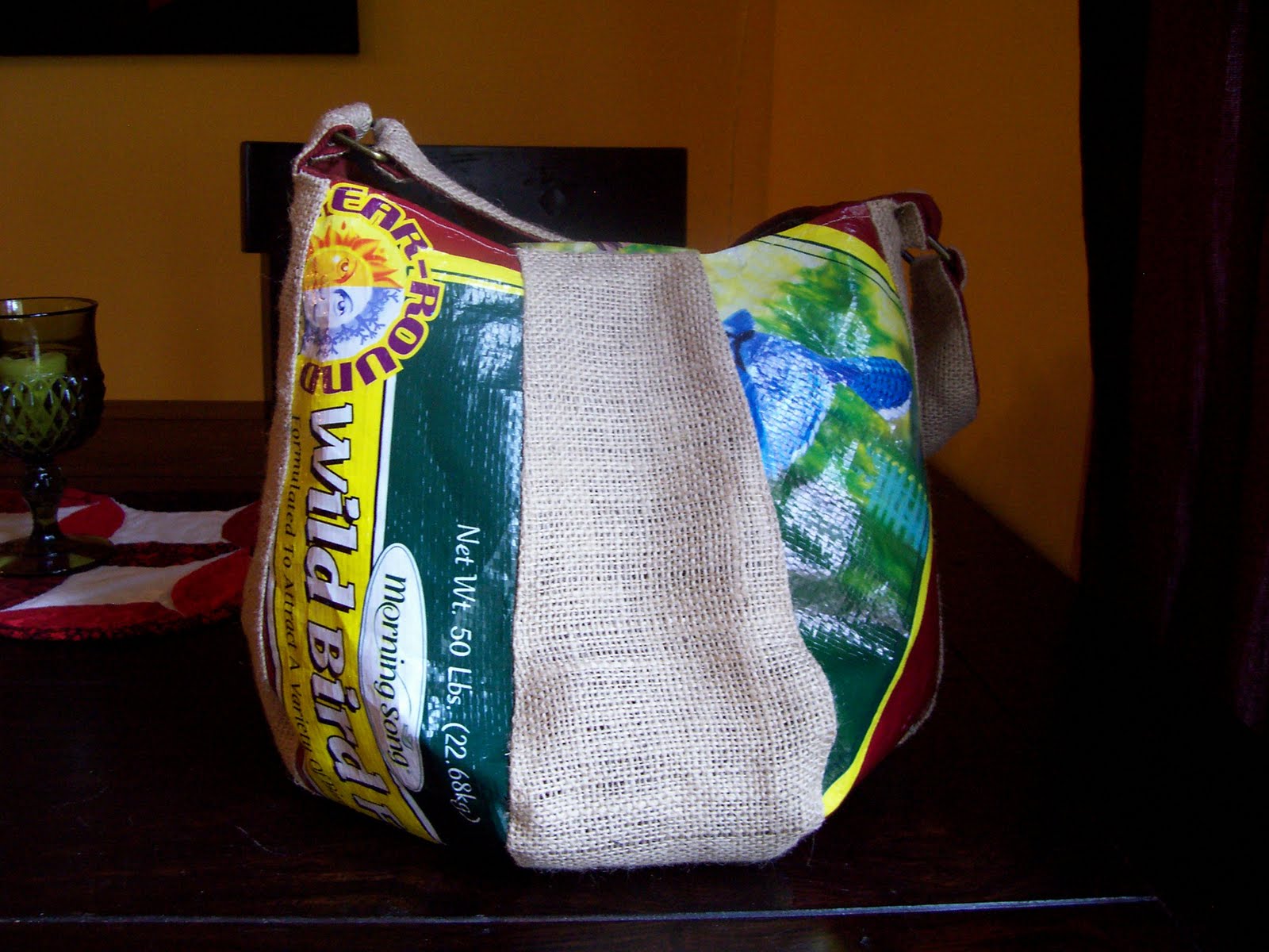 Craftopotamus Recycled Bird Seed Bags