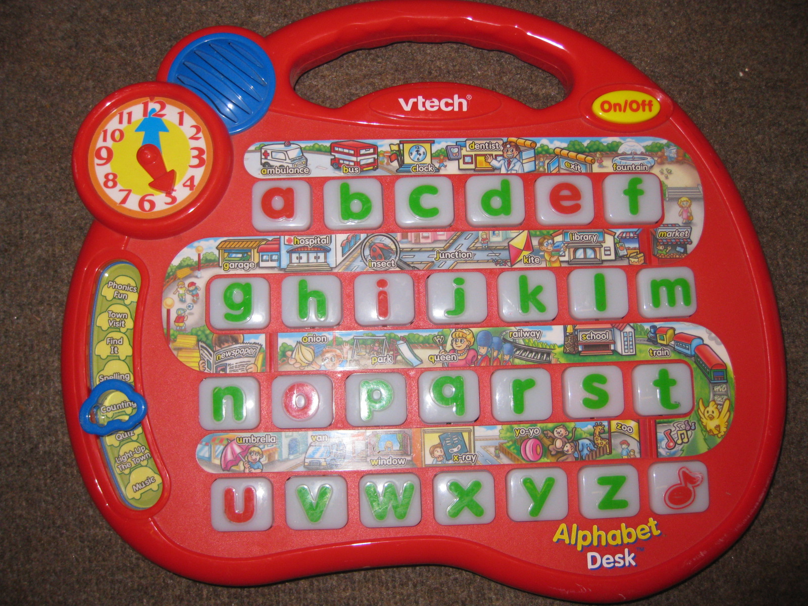 Mesya & Baby Wardrobe: Vtech alphabet desk