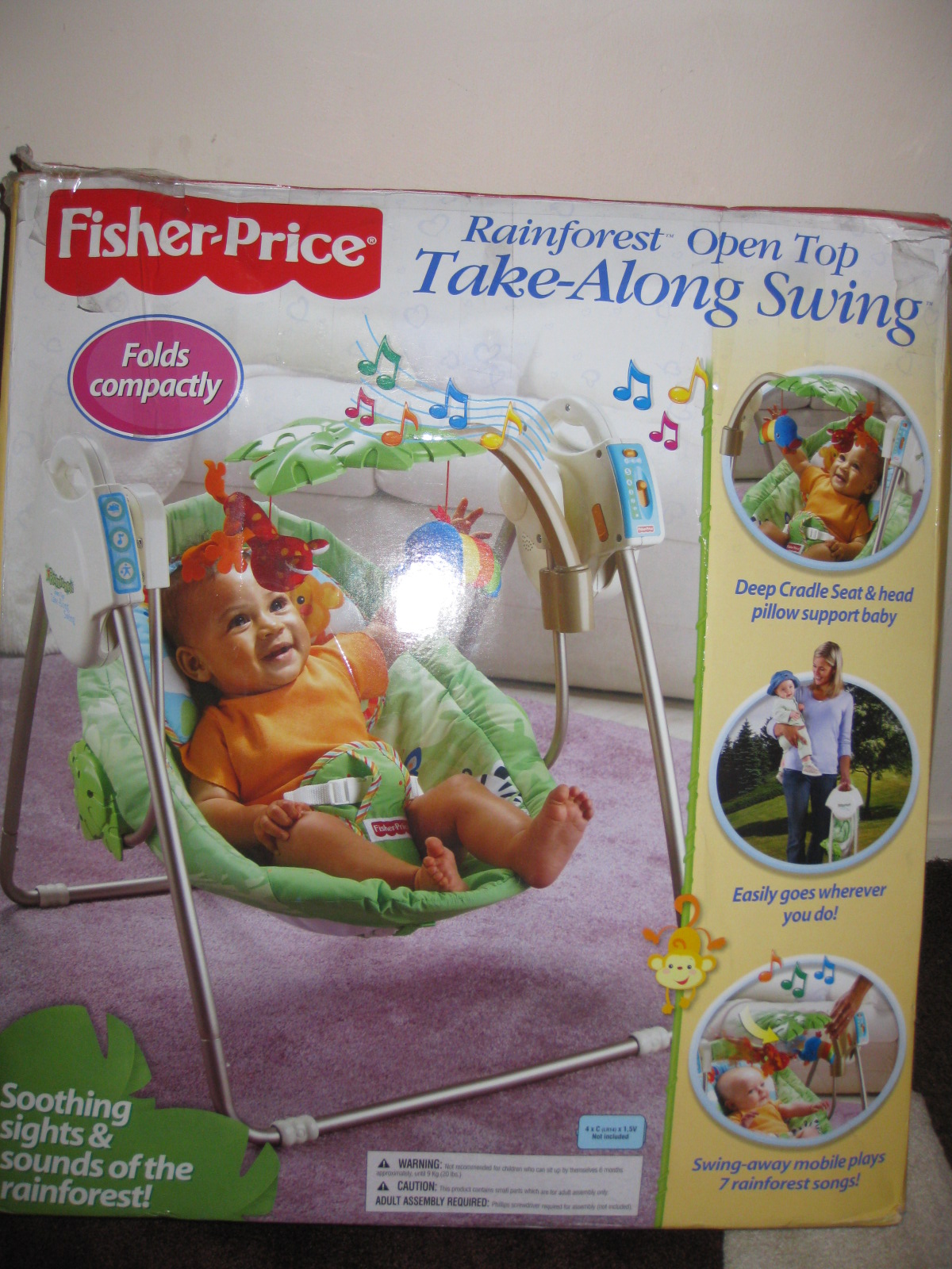 Mesya & Baby Wardrobe Fisher price rainforest swing