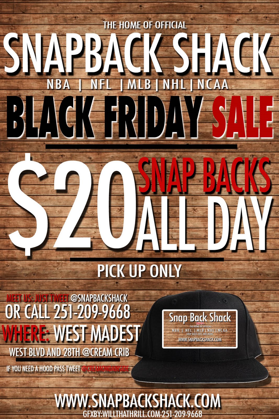 Snapback Shack & willthathrill blog SNAPBACK SHACK BLACK FRIDAY SALE