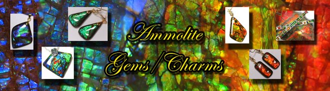 Ammolite Gems Charms