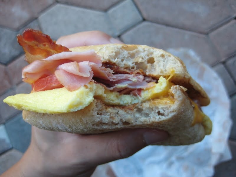 Review Burger King BK Breakfast Ciabatta Club Sandwich