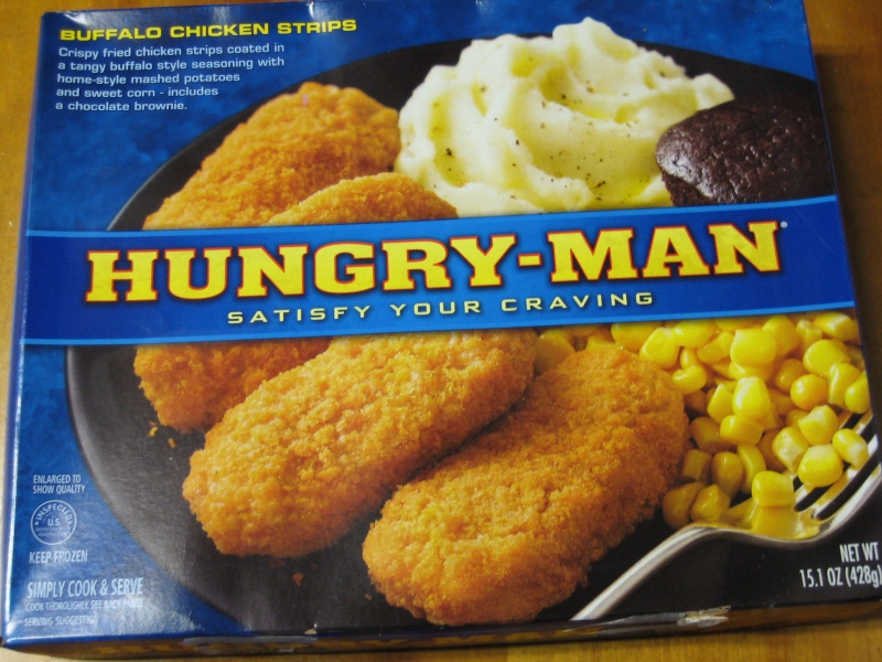 Frozen Friday HungryMan Buffalo Chicken Strips