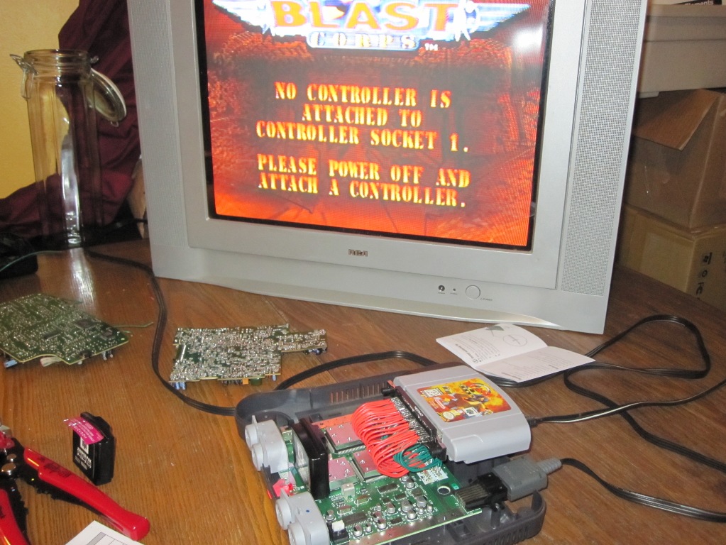 Nintoaster 64: Starting pieces