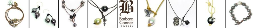 Barbara Conner's Leather And Pearl Jewelry