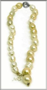Barbara Conner's Leather And Pearl Jewelry: South Sea Pearls on Leather