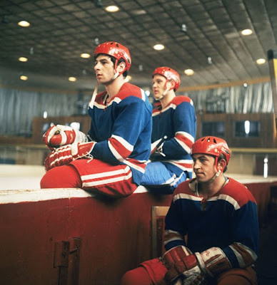 Valeri Kharlamov, Vladimir Petrov y Boris Mikhailov