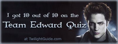 I Got in Edward Cullen's Quiz