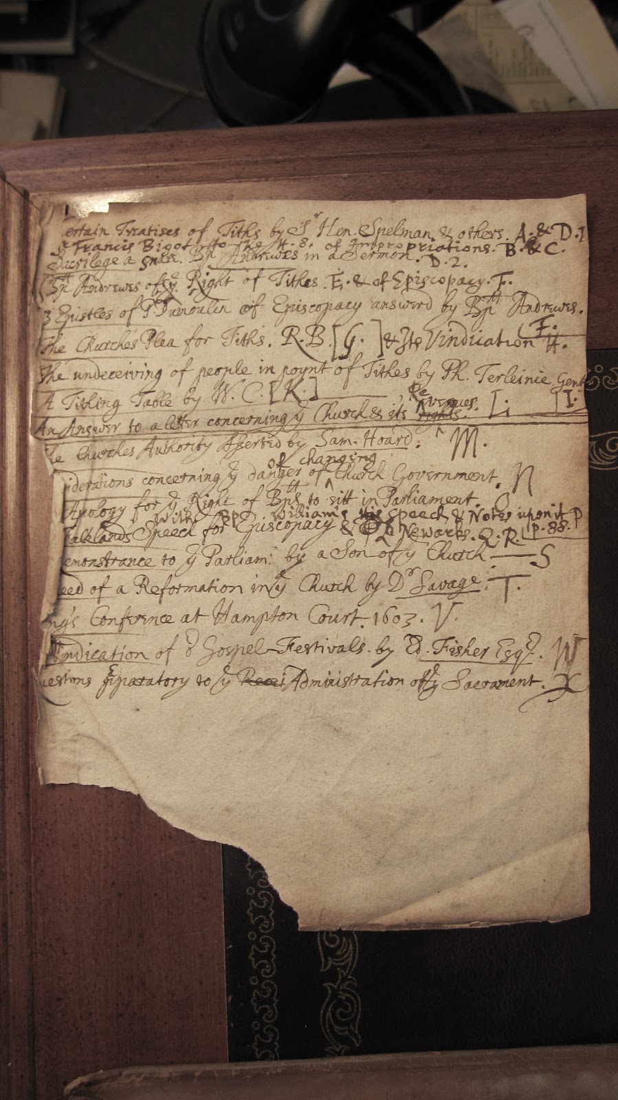 MCRS Rare Books Blog: "Tithes too hot to be Touched": A Seventeenth ...