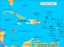 Caribbean Map