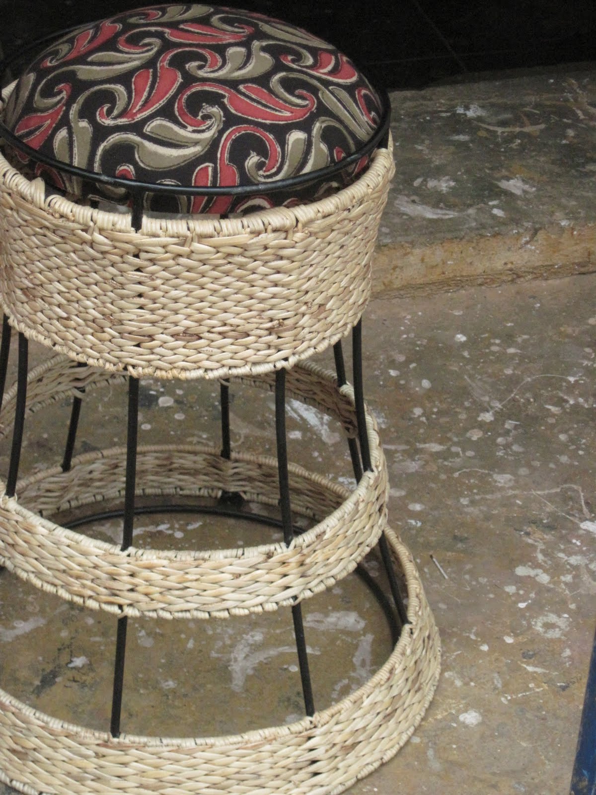 Tradition made Contemporary Banana fiber stool